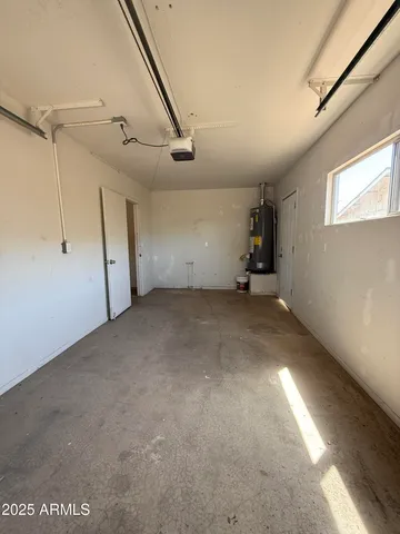 a view of wooden door