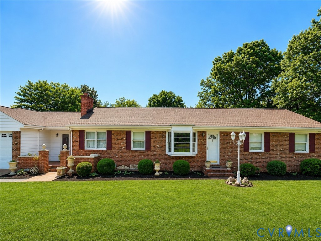 1011 Schroeder Road Powhatan, VA 23139 - Photo 2 of 3 foundation landscaping enhanced in photo, to expec