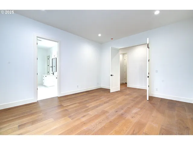 a room with a wooden floor