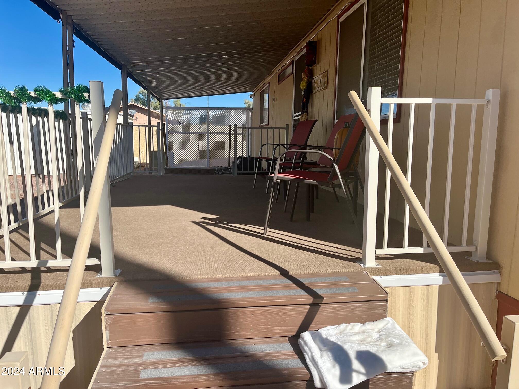 10220 East Apache Trail, Unit 208 Apache Junction, AZ 85120 - Photo 14 of 22 Deck