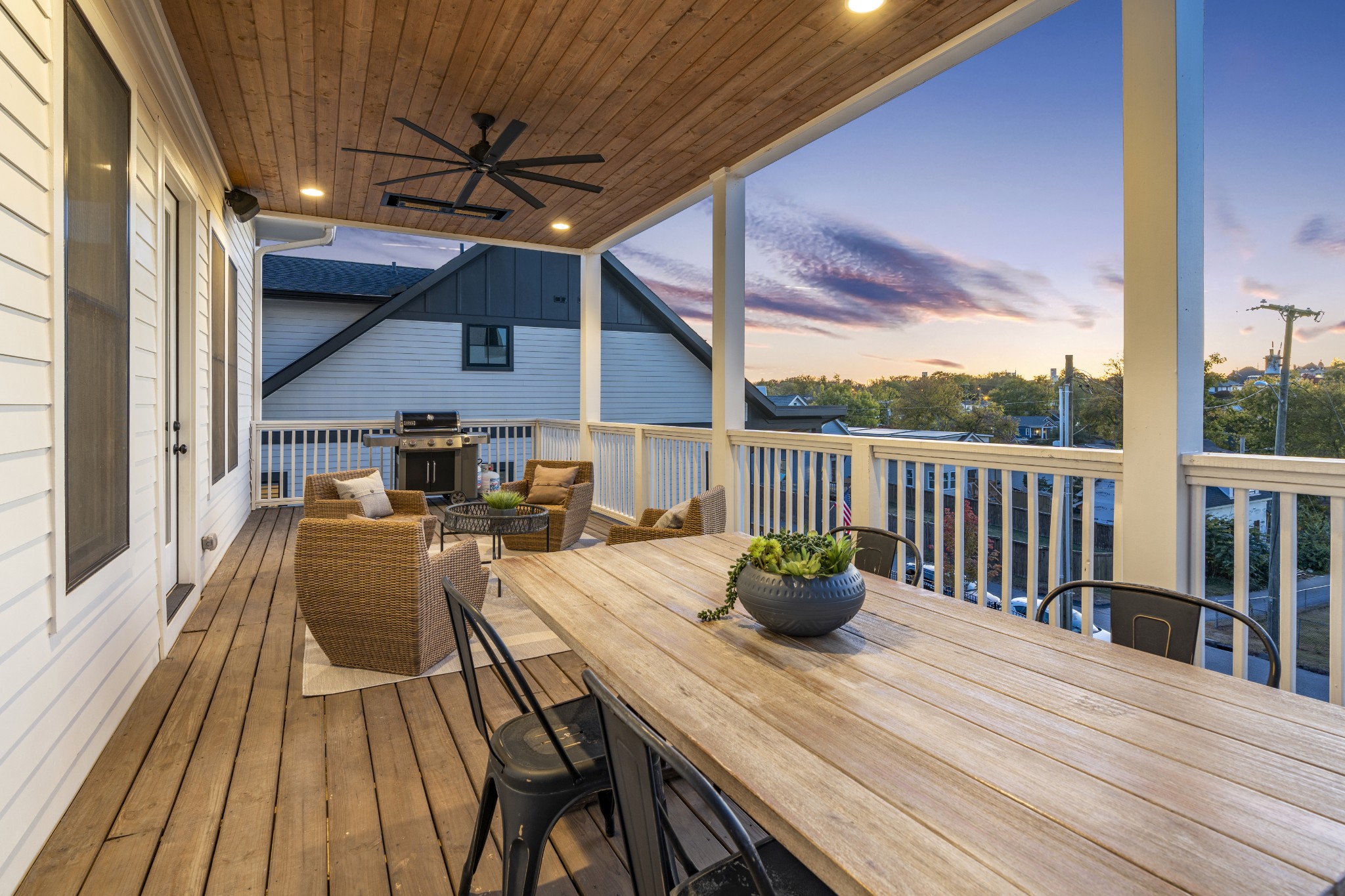 110 Lindsley Park Drive Nashville, TN 37206 - Photo 31 of 32 a view of balcony with furniture and wooden deck
