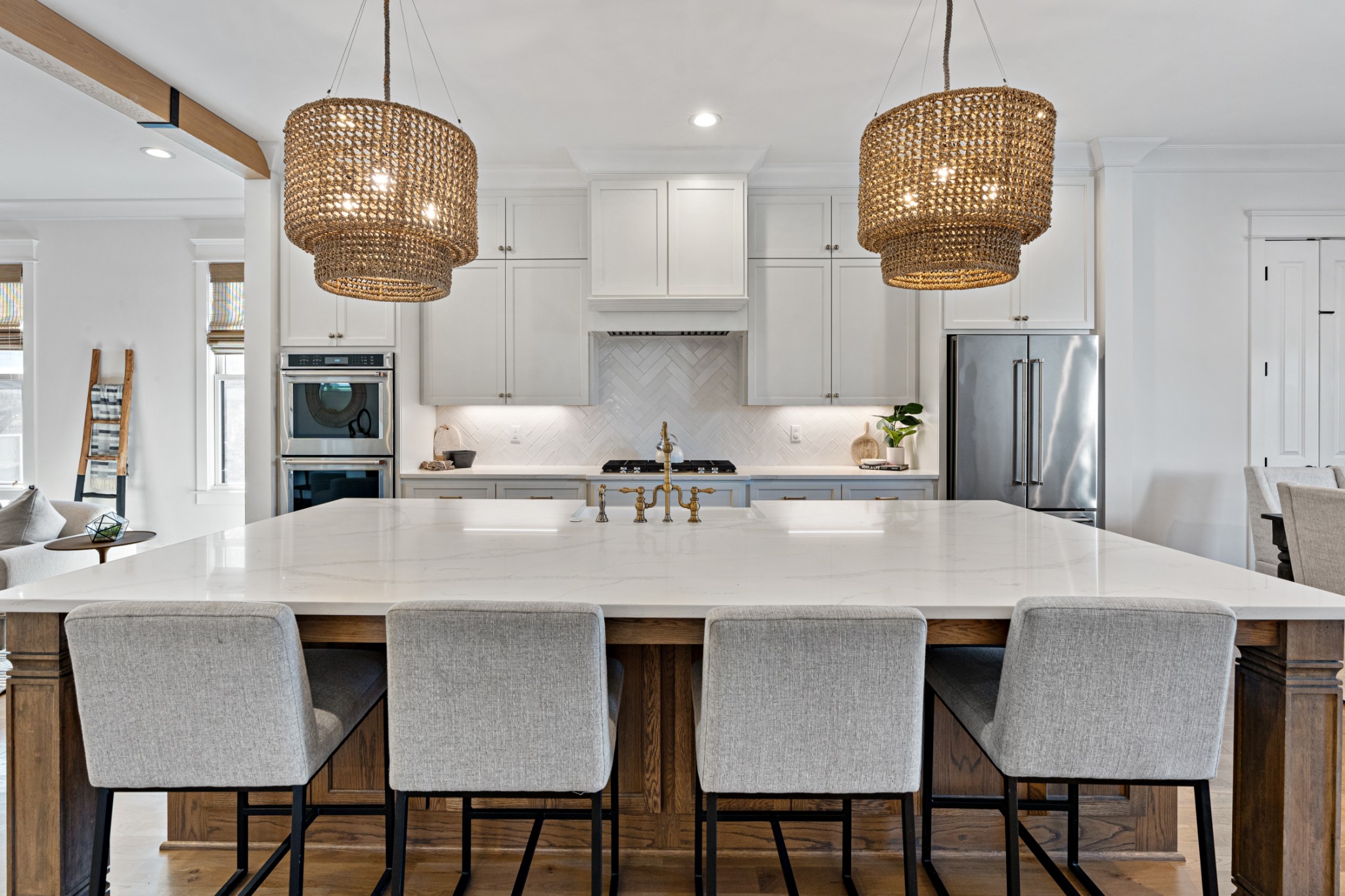 110 Lindsley Park Drive Nashville, TN 37206 - Photo 9 of 32 a kitchen with stainless steel appliances granite countertop a table chairs and couches