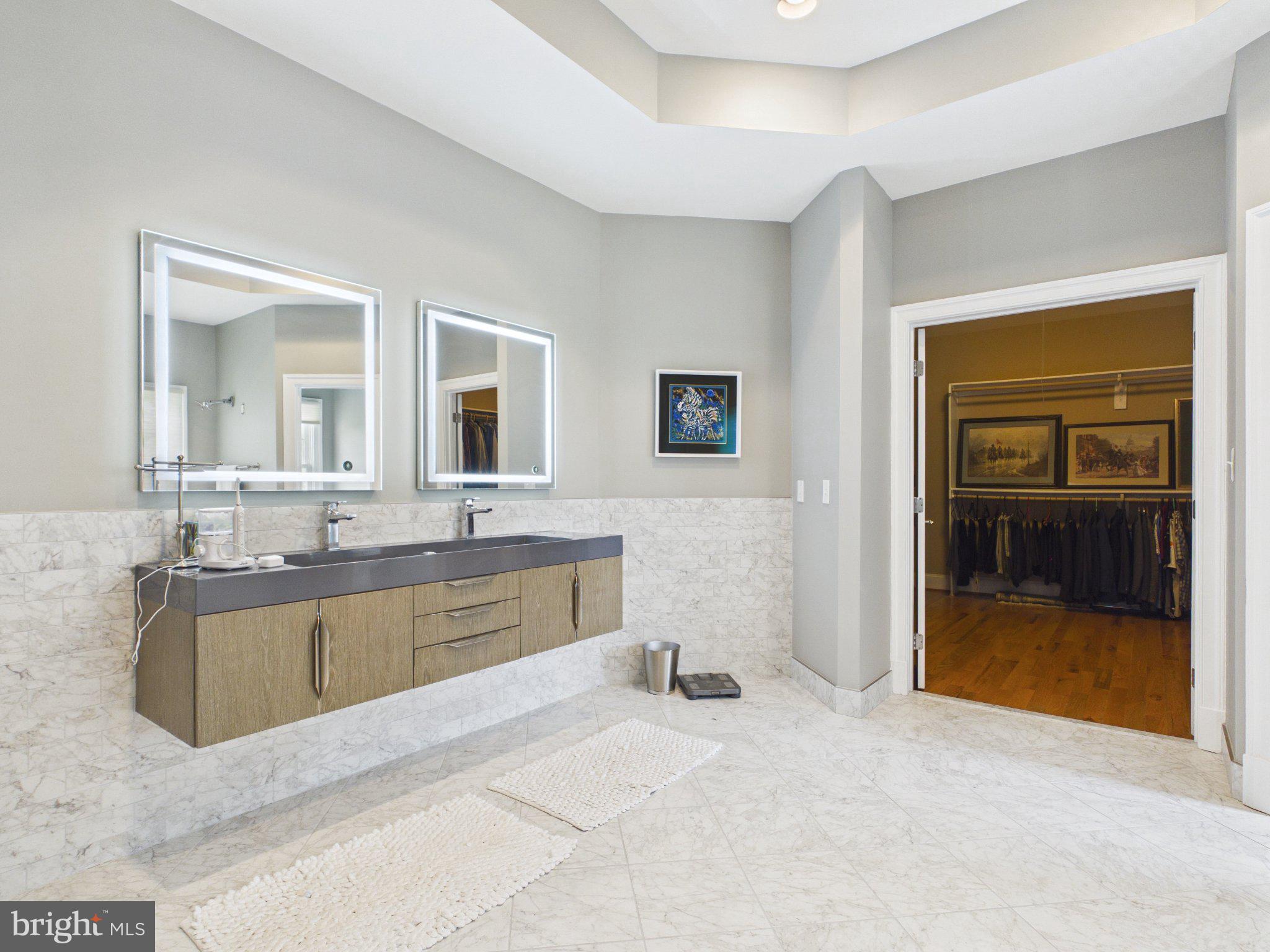38565 Piggott Bottom Road Hamilton, VA 20158 - Photo 43 of 85 a spacious bathroom with a granite countertop sink mirror and bathtub