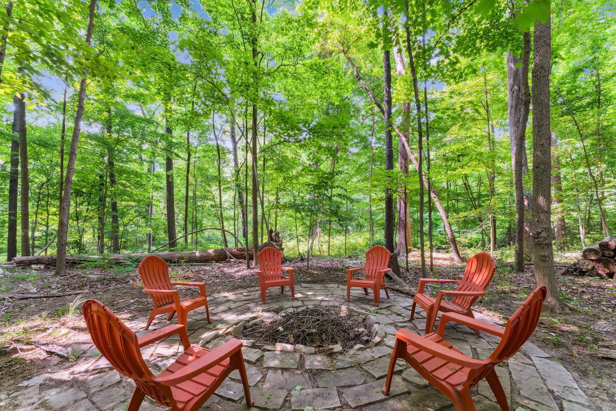 2423 Carriage Road Powell, OH 43065 - Photo 8 of 100 Built-in fire pit!