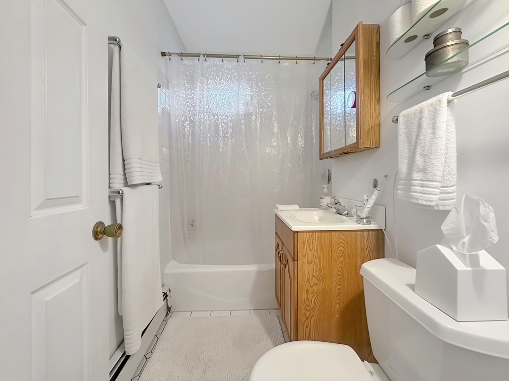 43 Boynton Street, Unit 3R Boston, MA 02130 - Photo 9 of 12 a bathroom with a sink a toilet and shower
