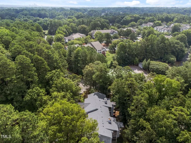 an aerial view of residential house with outdoor space