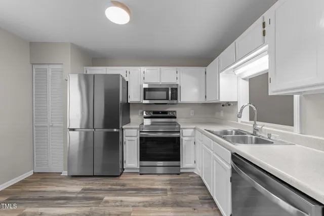 a view of wooden floor