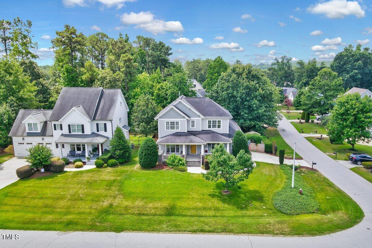 2901 Brighton Bluff Drive Apex, NC 27539 - Photo 33 of 35 an aerial view of a house