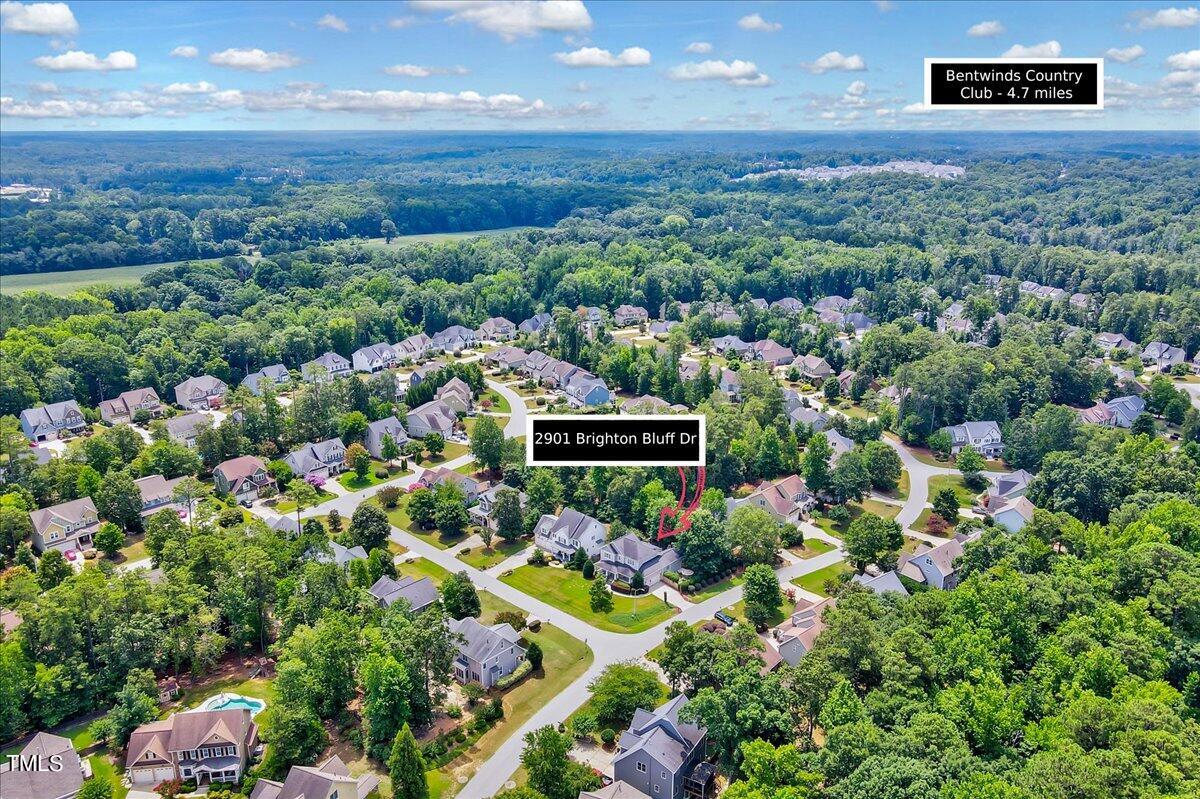 2901 Brighton Bluff Drive Apex, NC 27539 - Photo 34 of 35 a view of a garden