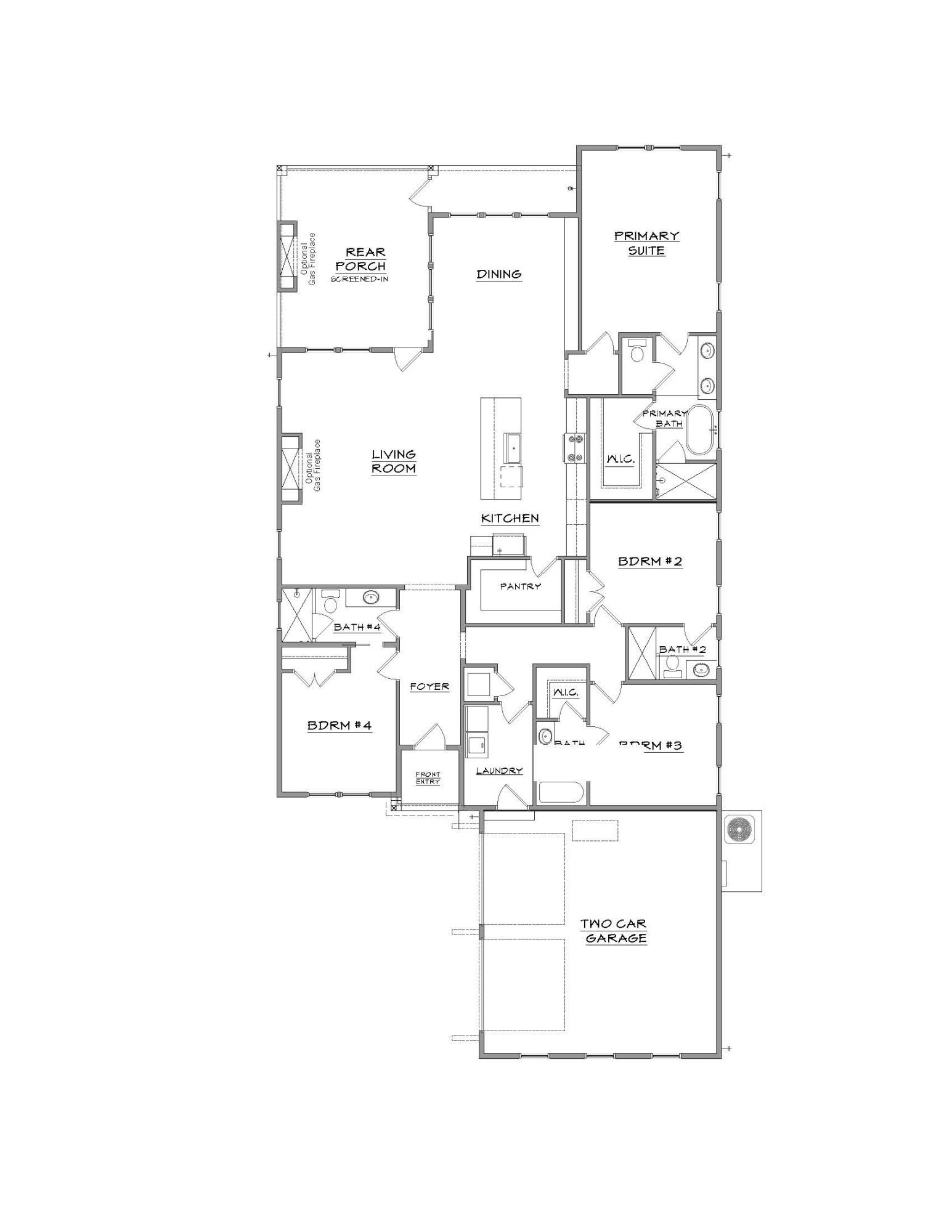 Tbd East Tbd E Seabrook Way, Unit LOT 28 Watersound, FL 32461 - Photo 14 of 14 FLORENCE FLOOR PLAN