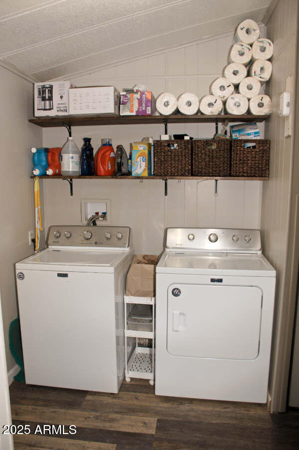 200 North Tomahawk Road Apache Junction, AZ 85119 - Photo 39 of 56 a utility room with dryer and washer