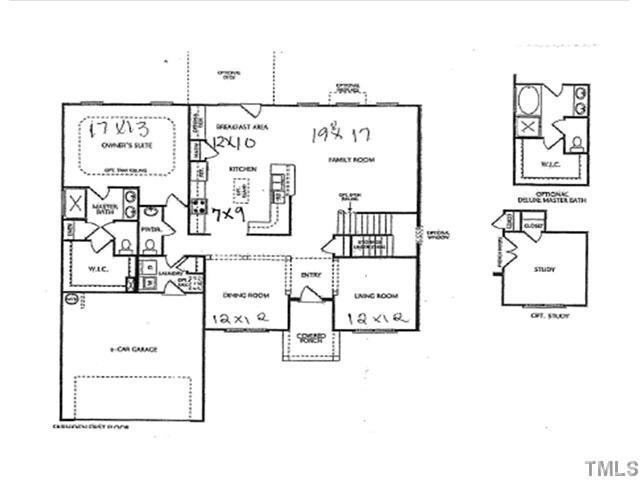 465 Waterville Street Raleigh, NC 27603 - Photo 24 of 25 1st Floor Plan