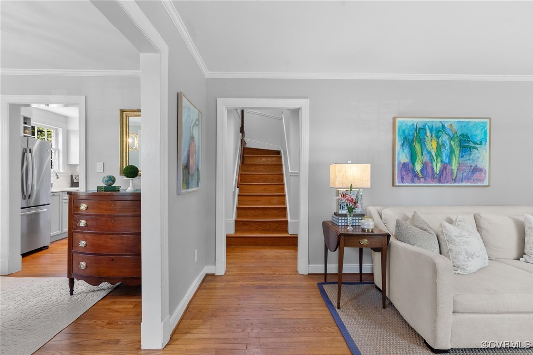 1210 Skipwith Road Henrico, VA 23229 - Photo 13 of 32 a living room with furniture and a wooden floor