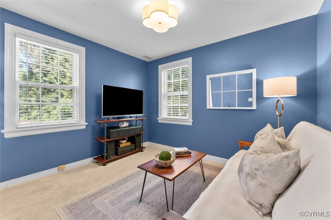 1210 Skipwith Road Henrico, VA 23229 - Photo 23 of 32 a living room with furniture and a flat screen tv