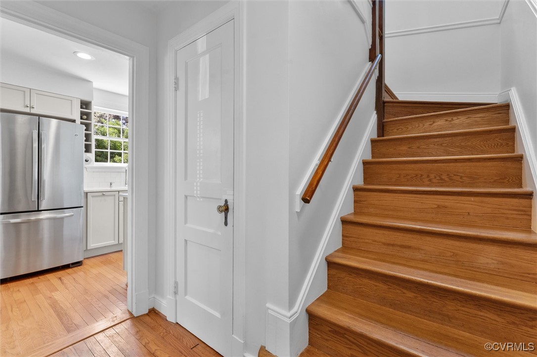 1210 Skipwith Road Henrico, VA 23229 - Photo 25 of 32 a view of entryway and hall with wooden floor