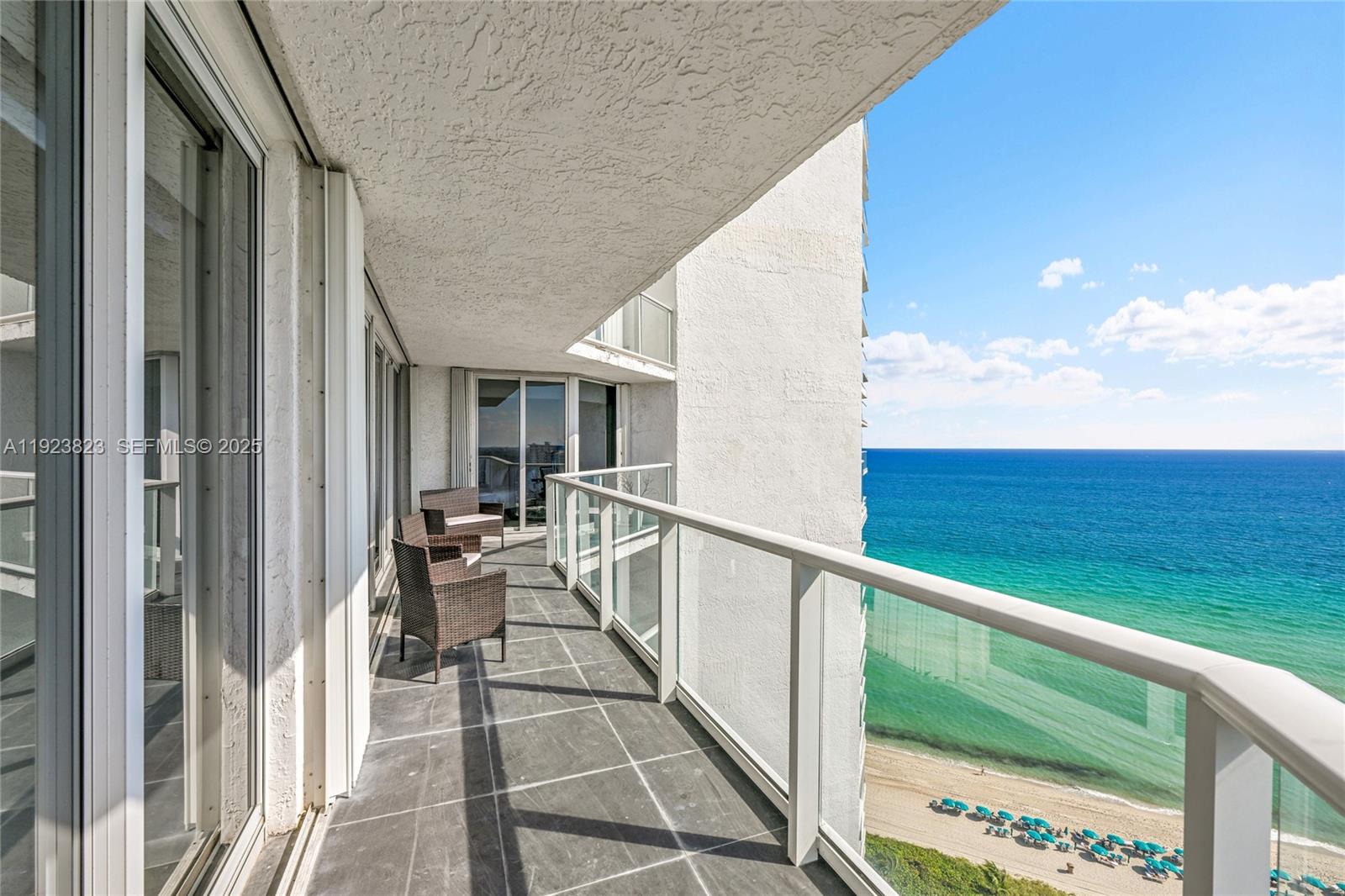 16445 Collins Avenue, Unit 2228 Sunny Isles Beach, FL 33160 - Photo 14 of 36 a view of balcony and patio