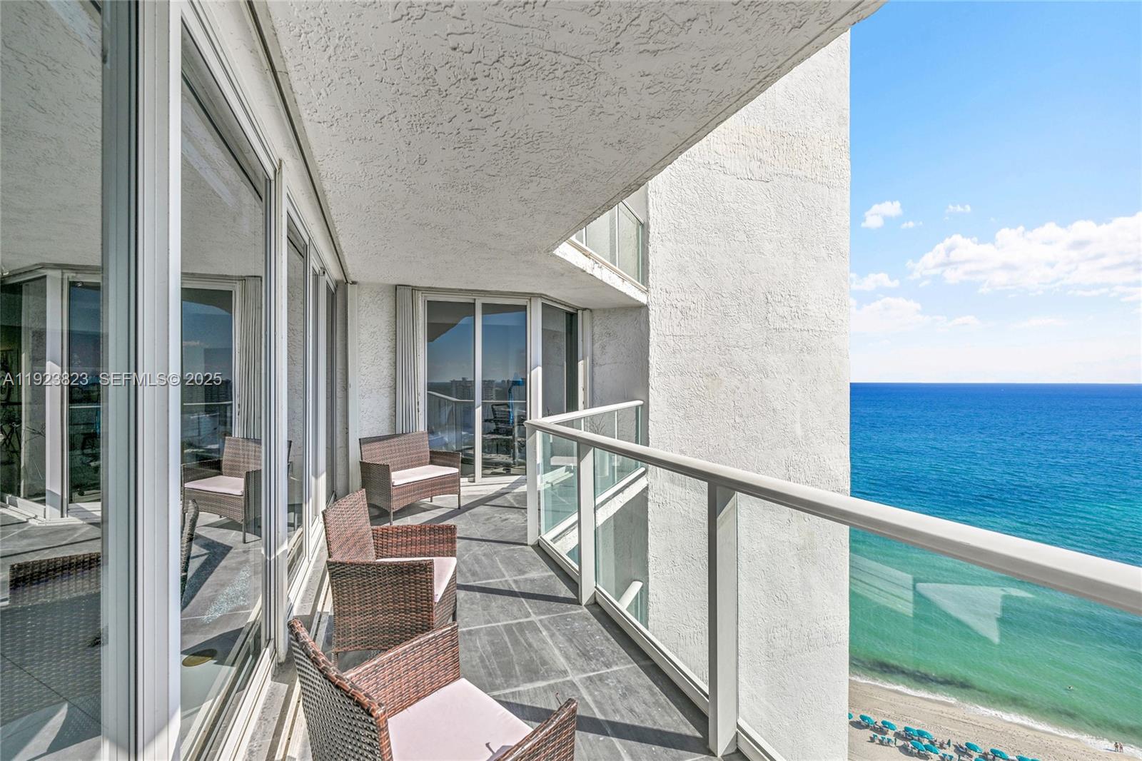 16445 Collins Avenue, Unit 2228 Sunny Isles Beach, FL 33160 - Photo 25 of 36 a view of balcony with furniture