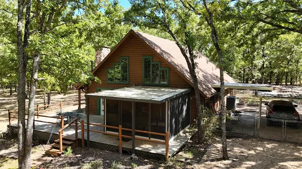 a picture of a tree in a field