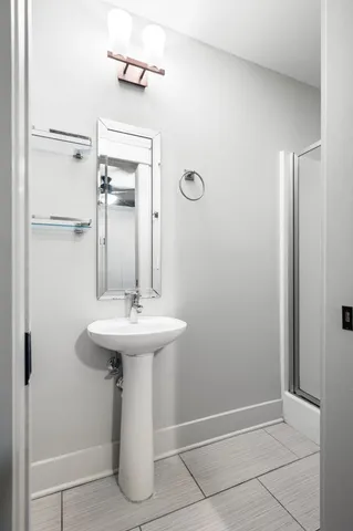 a view of a house with a garage