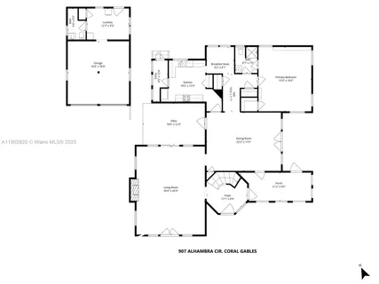 a view of a bedroom with a window