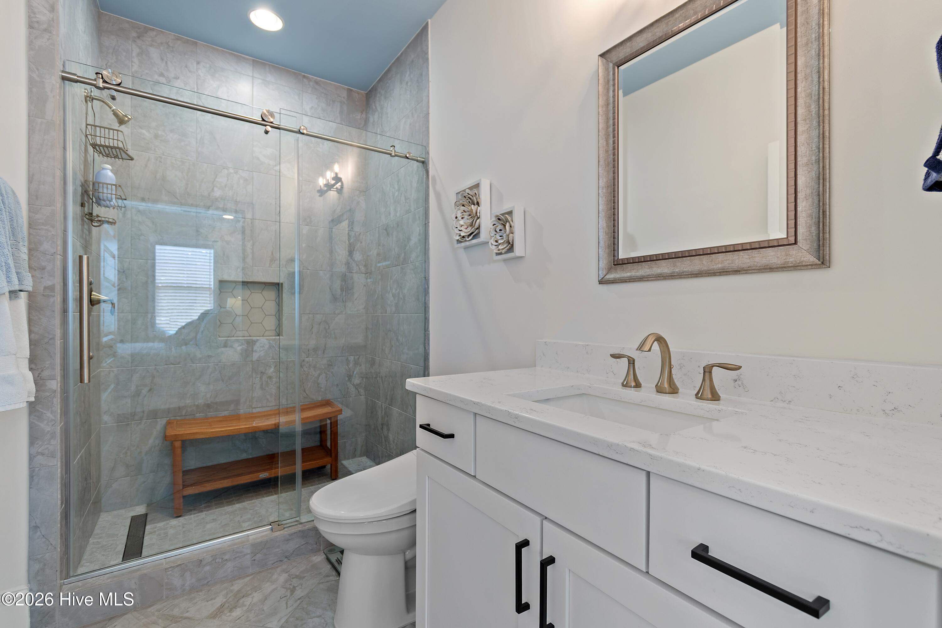 620 Eastwood Park Road, Unit 6D Sunset Beach, NC 28468 - Photo 49 of 82 Upstairs guest bath