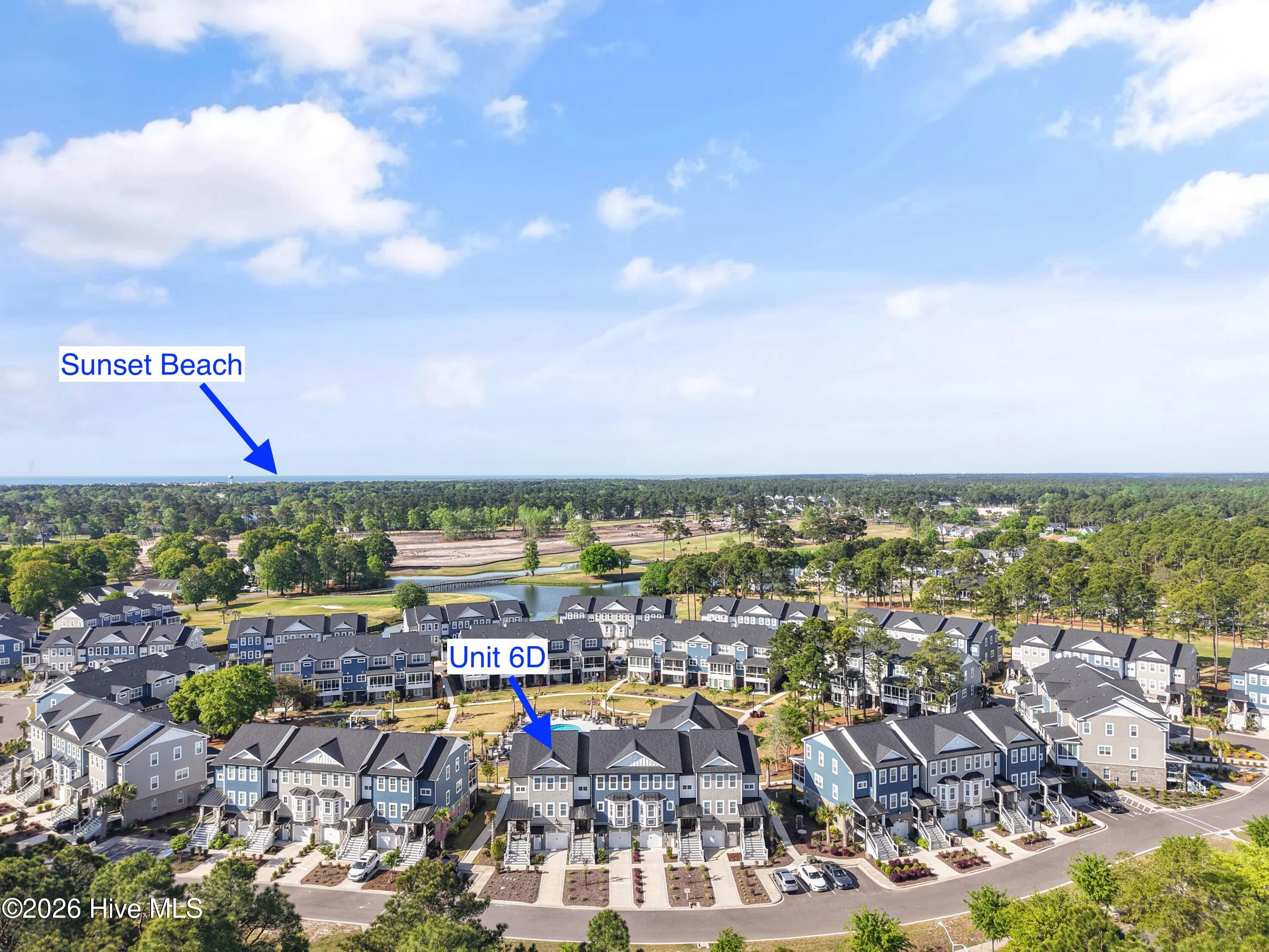 620 Eastwood Park Road, Unit 6D Sunset Beach, NC 28468 - Photo 52 of 82 Aerial location