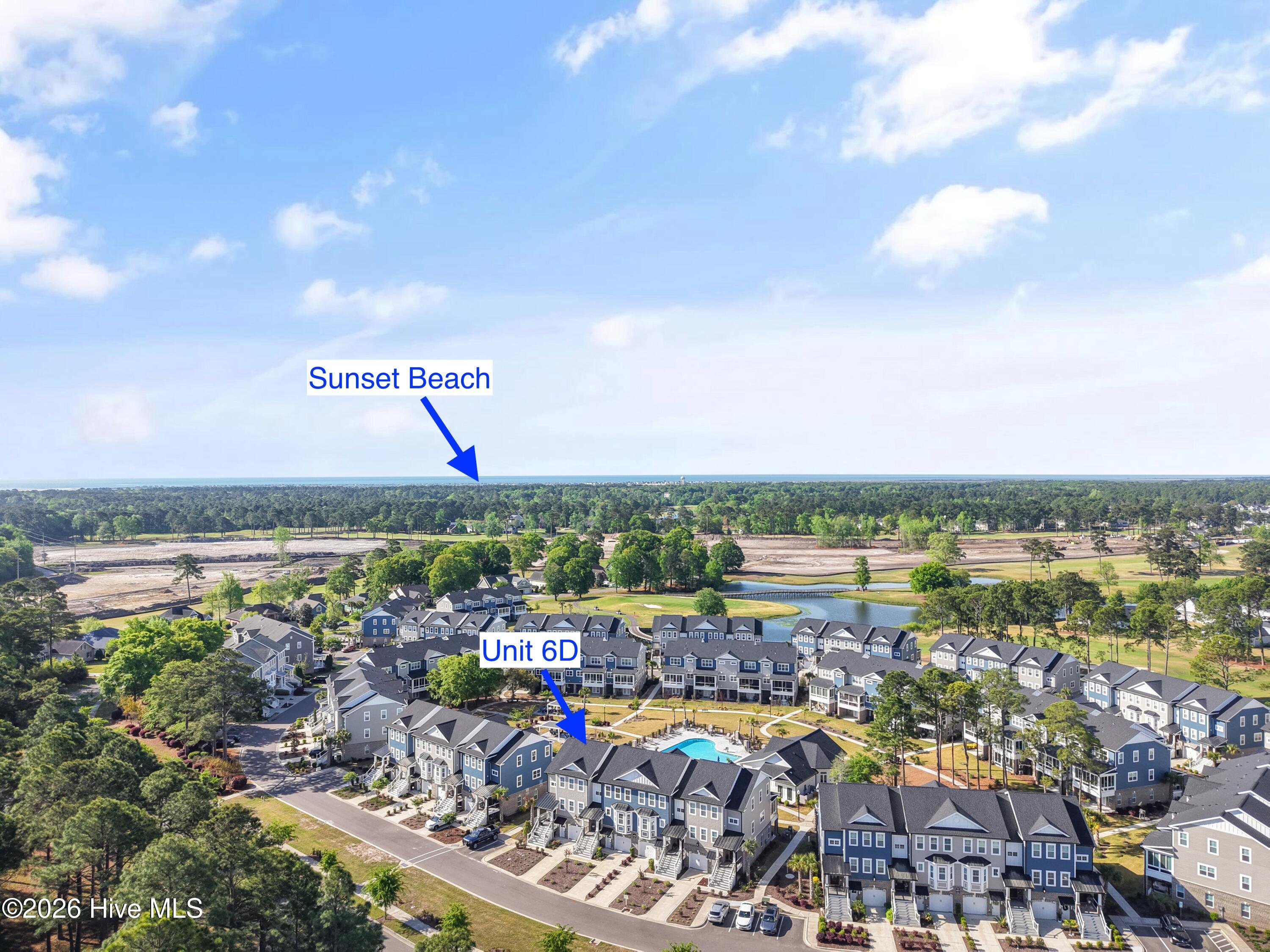 620 Eastwood Park Road, Unit 6D Sunset Beach, NC 28468 - Photo 53 of 82 Aerial location