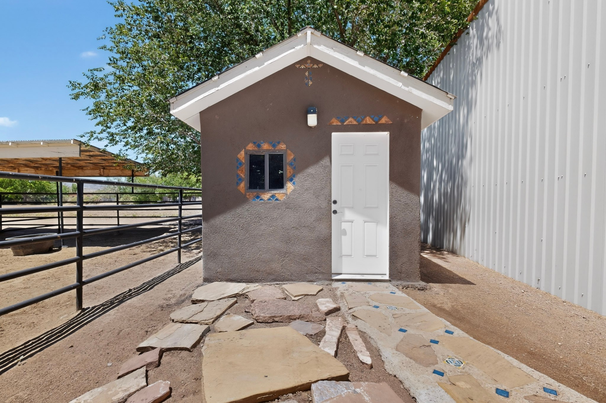 26 Schmittle Road Socorro, NM 87801 - Photo 69 of 80 Pump house next to haybarn and equipment storage