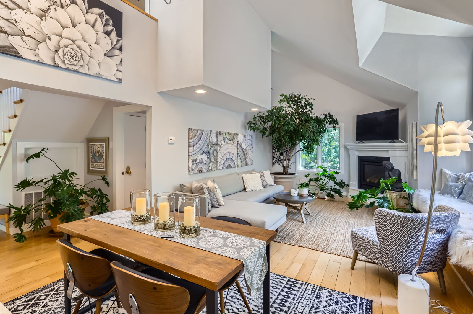 3 Fulling Mill Road Chilmark, MA 02535 - Photo 18 of 48 a living room with furniture a fireplace and a flat screen tv
