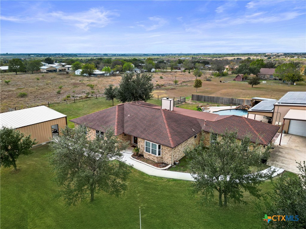 782 Santa Clara Loop Marion, TX 78124 - Photo 13 of 48 an aerial view of a house with a garden