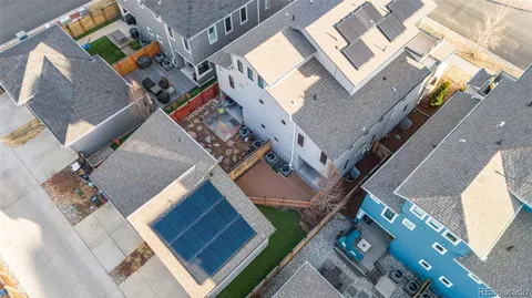 a view of a swimming pool with a yard