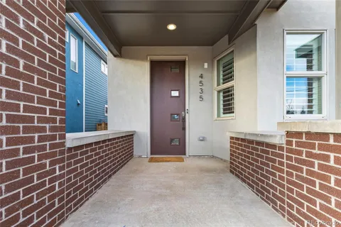 a view of an entryway of a house