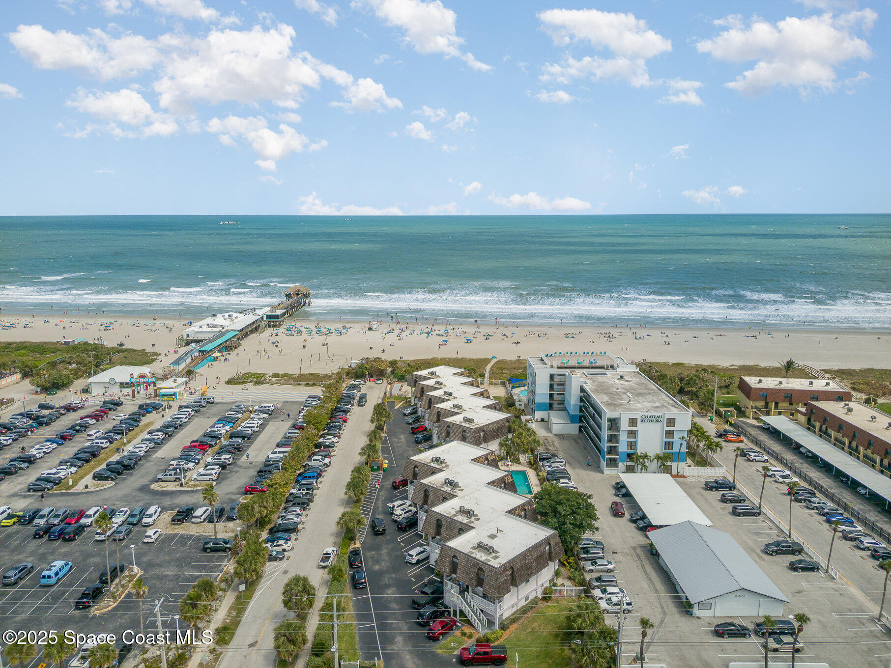 5350 Ocean Beach Boulevard, Unit 211 Cocoa Beach, FL 32931 - Photo 5 of 37 a view of an ocean and city