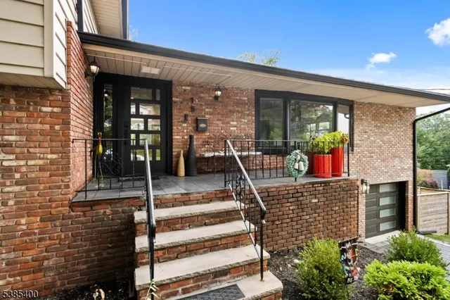 a view of a entryway door front of house