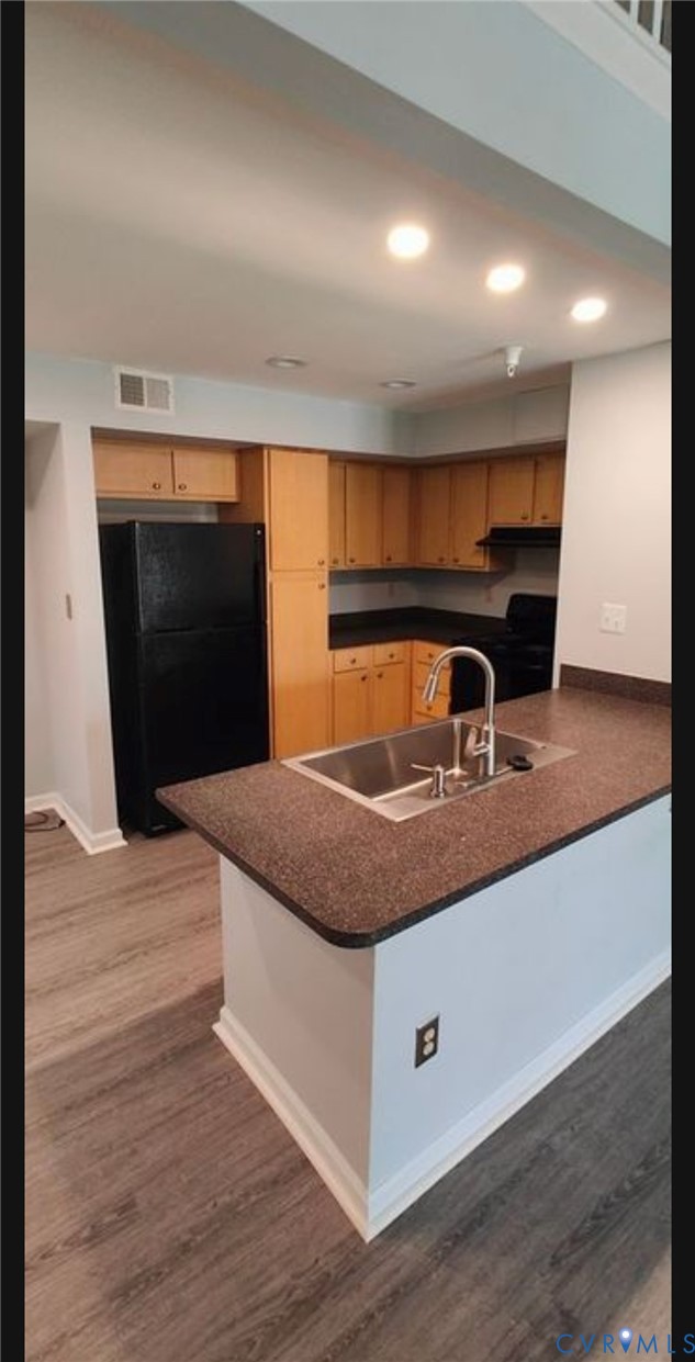 600 Fern Meadow Loop, Unit 304 Midlothian, VA 23114 - Photo 3 of 12 Kitchen with dark countertops, black appliances, d