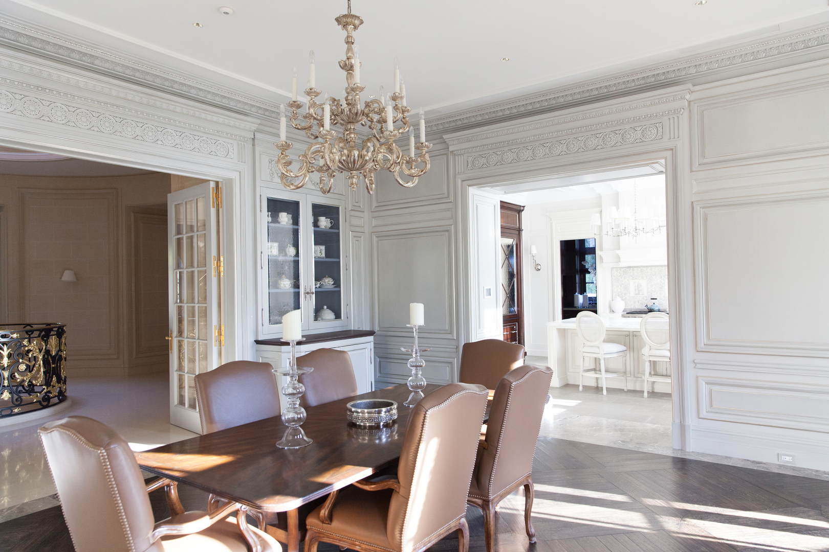 1932 North Burling Street Chicago, IL 60614 - Photo 40 of 83 a view of a dining room with furniture wooden floor and chandelier