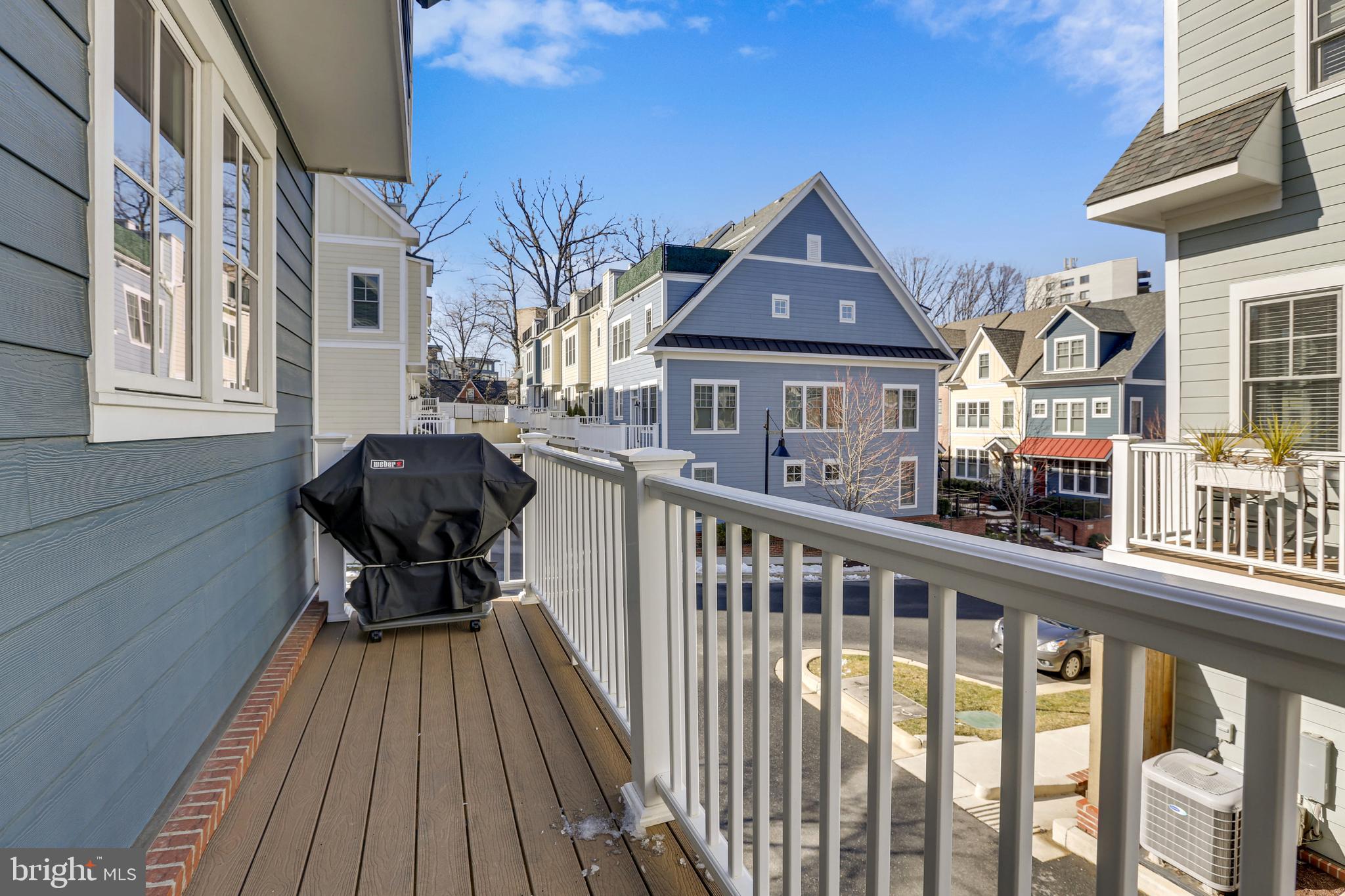 21 Ellsworth Heights Street Silver Spring, MD 20910 - Photo 14 of 47 Deck off of kitchen with natural gas grill hookup