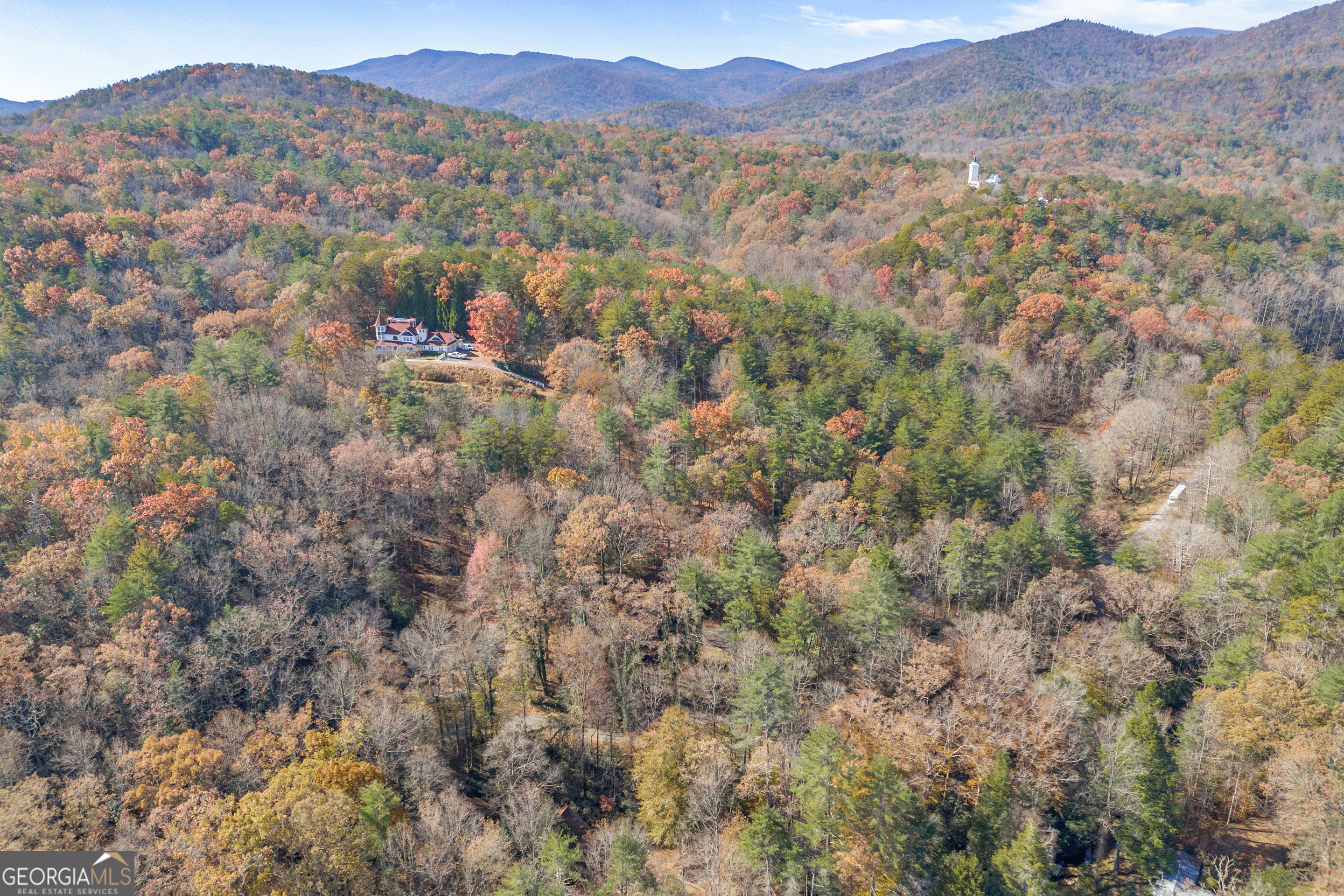 243 Ridge Road Helen, GA 30545 - Photo 56 of 82 a view of a city and mountain