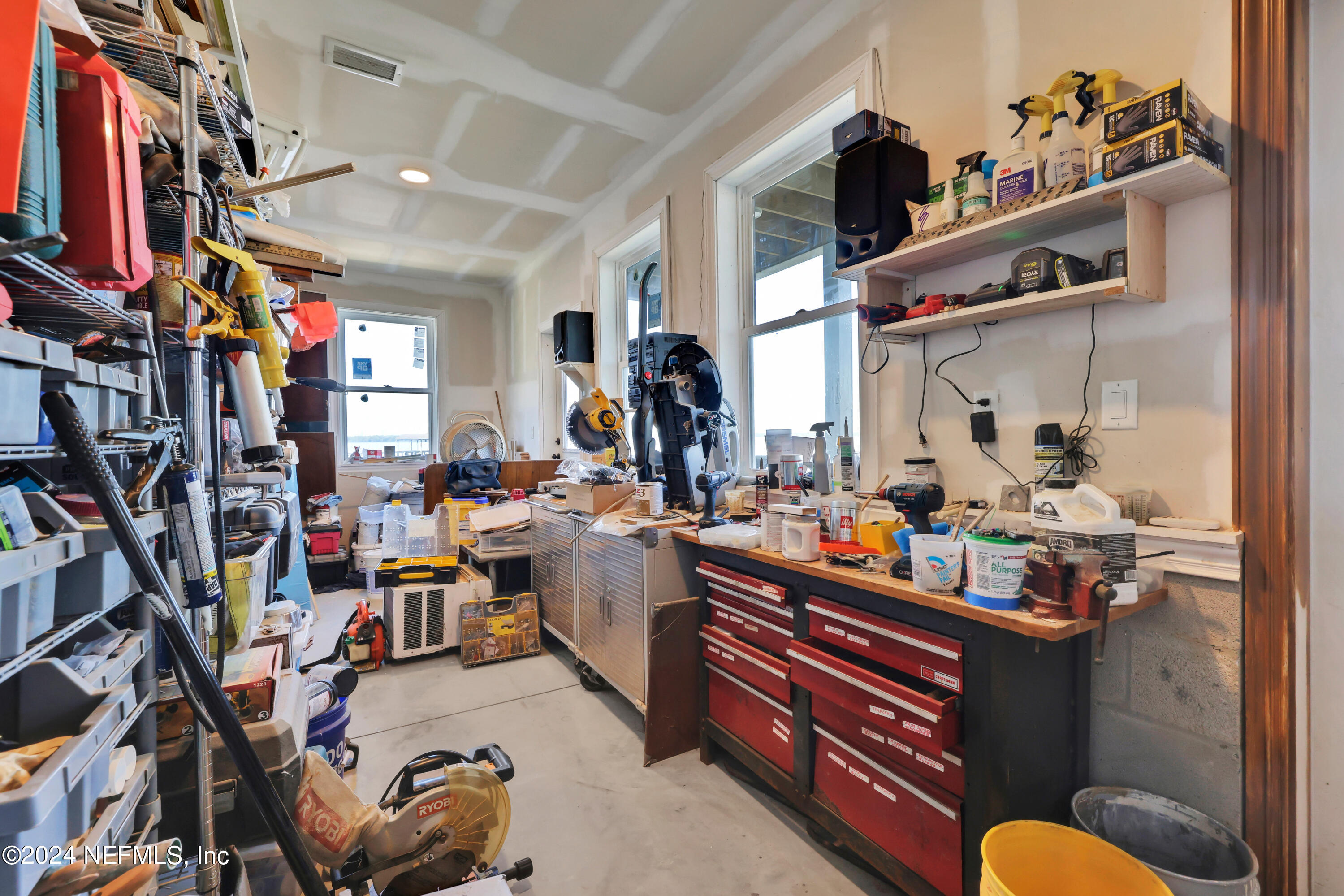 2878 Adams Road St. Augustine, FL 32092 - Photo 78 of 101 Workshop attached to garage-cooled