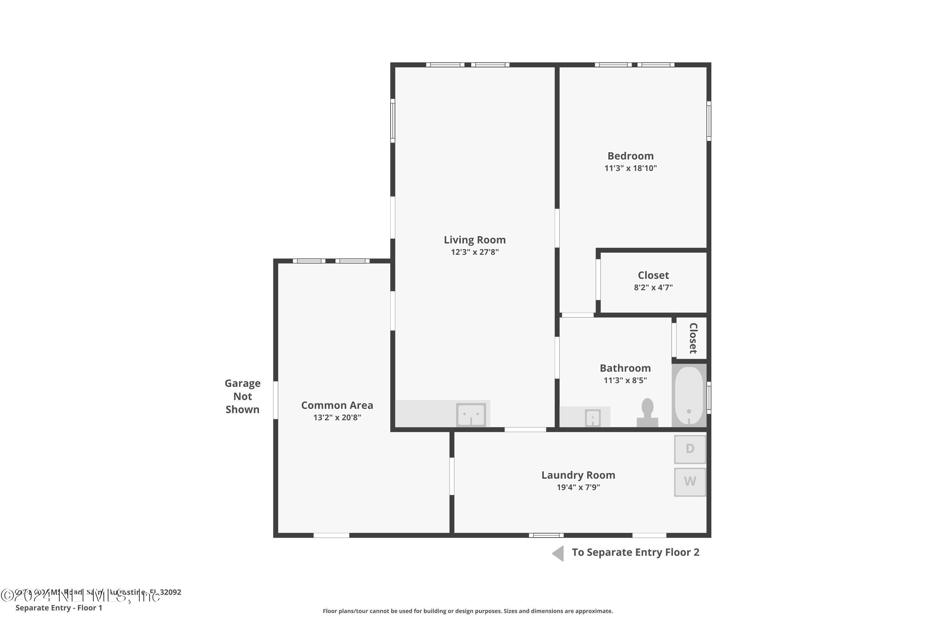 2878 Adams Road St. Augustine, FL 32092 - Photo 99 of 101 1-separate-entry-floor-1