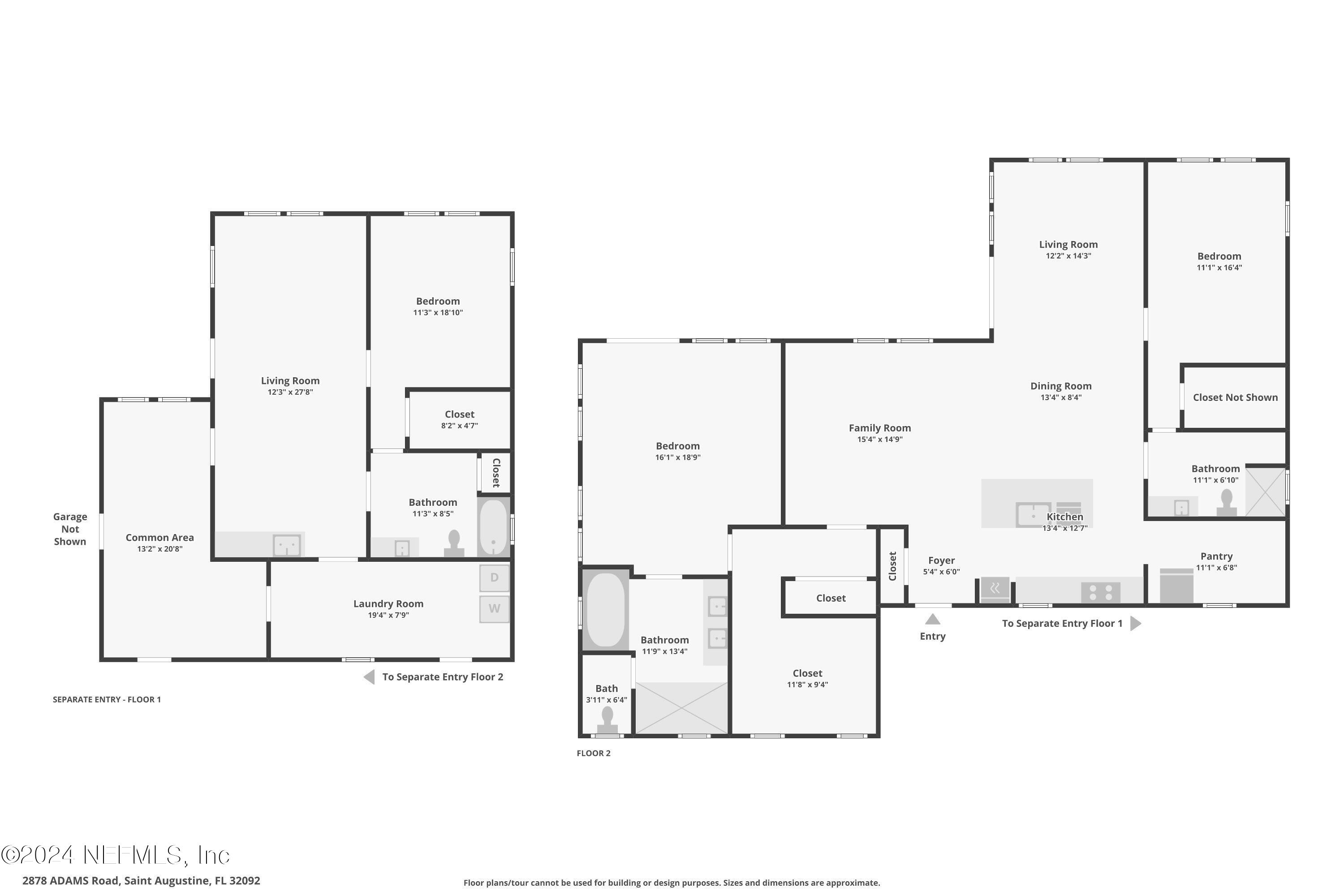 2878 Adams Road St. Augustine, FL 32092 - Photo 100 of 101 a picture of a floor plan