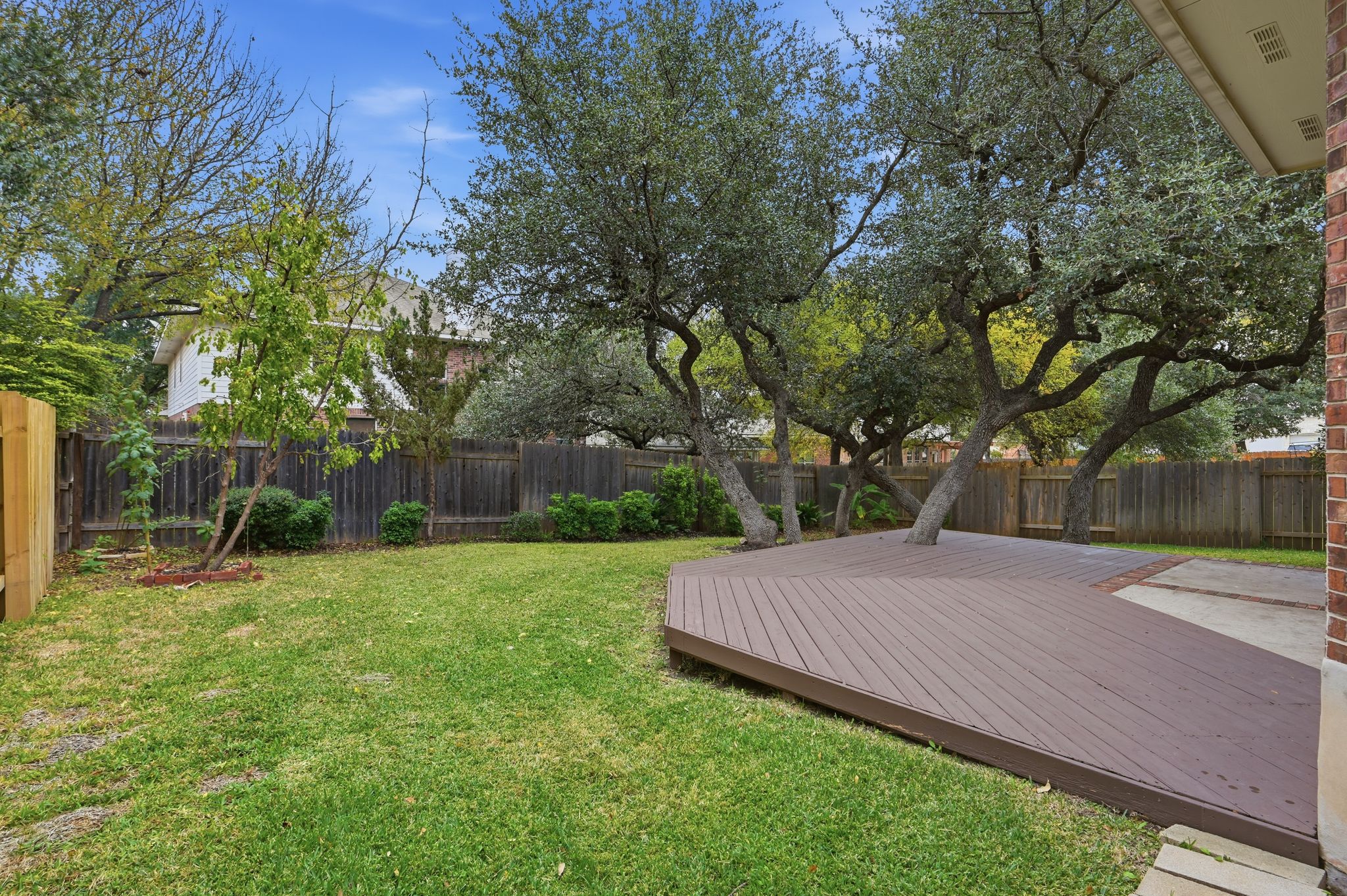 202 Muscovy Lane Cedar Park, TX 78613 - Photo 28 of 34 a view of backyard with tree