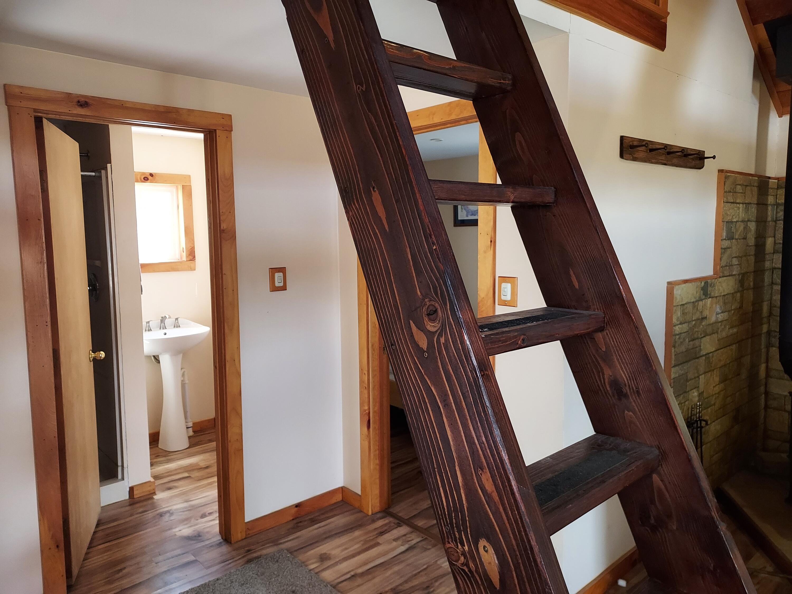 429 Hole In The Wall Road Solon, ME 04979 - Photo 25 of 34 Ladder to Loft