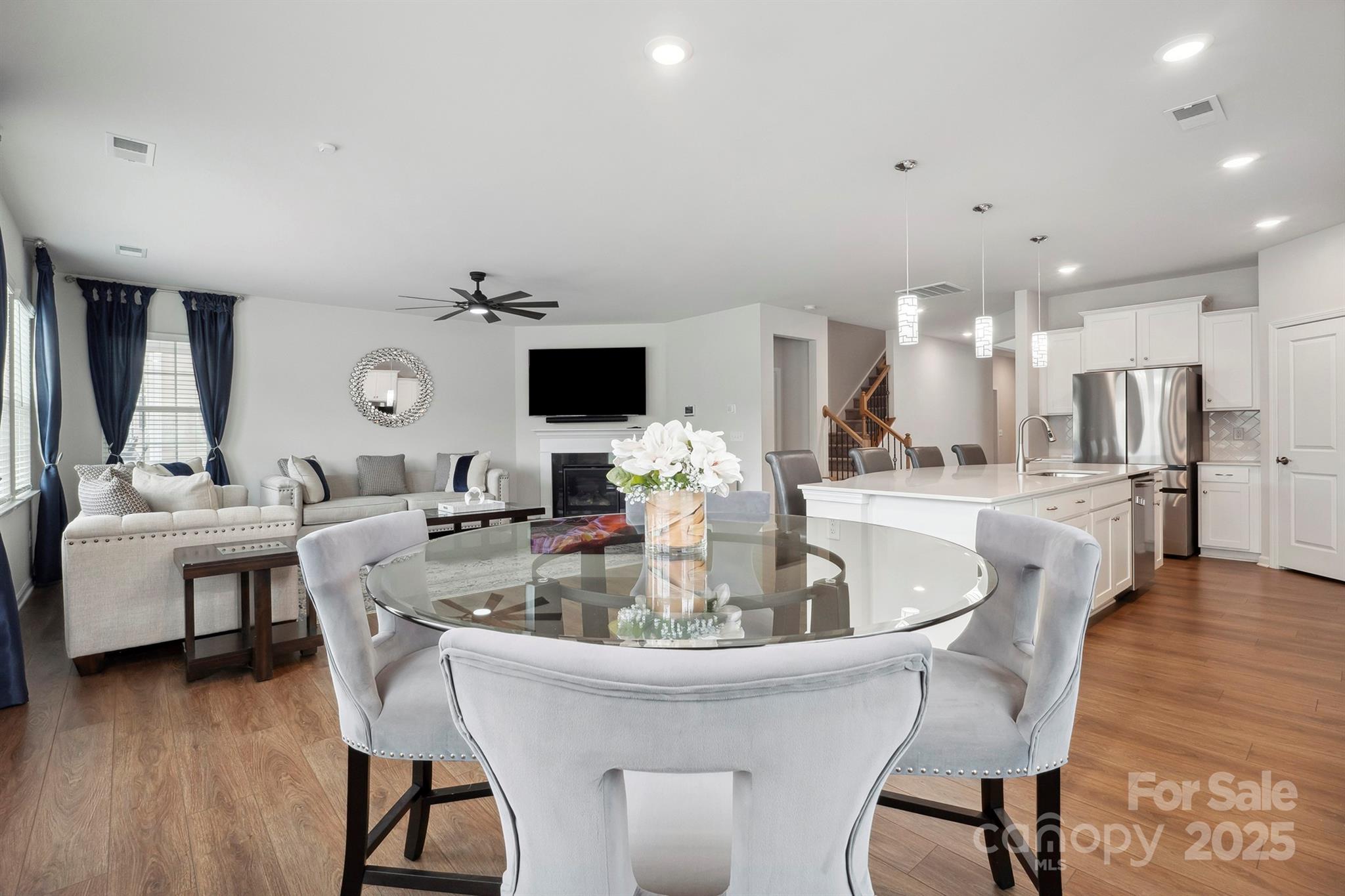 4015 Havenport Circle Fort Mill, SC 29708 - Photo 12 of 47 a dining room with furniture and wooden floor