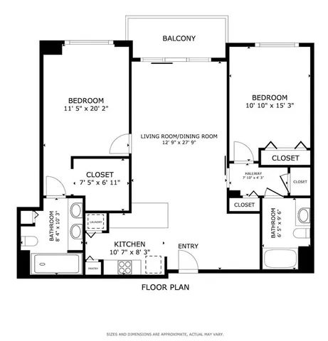 a lobby with a couch and a potted plant