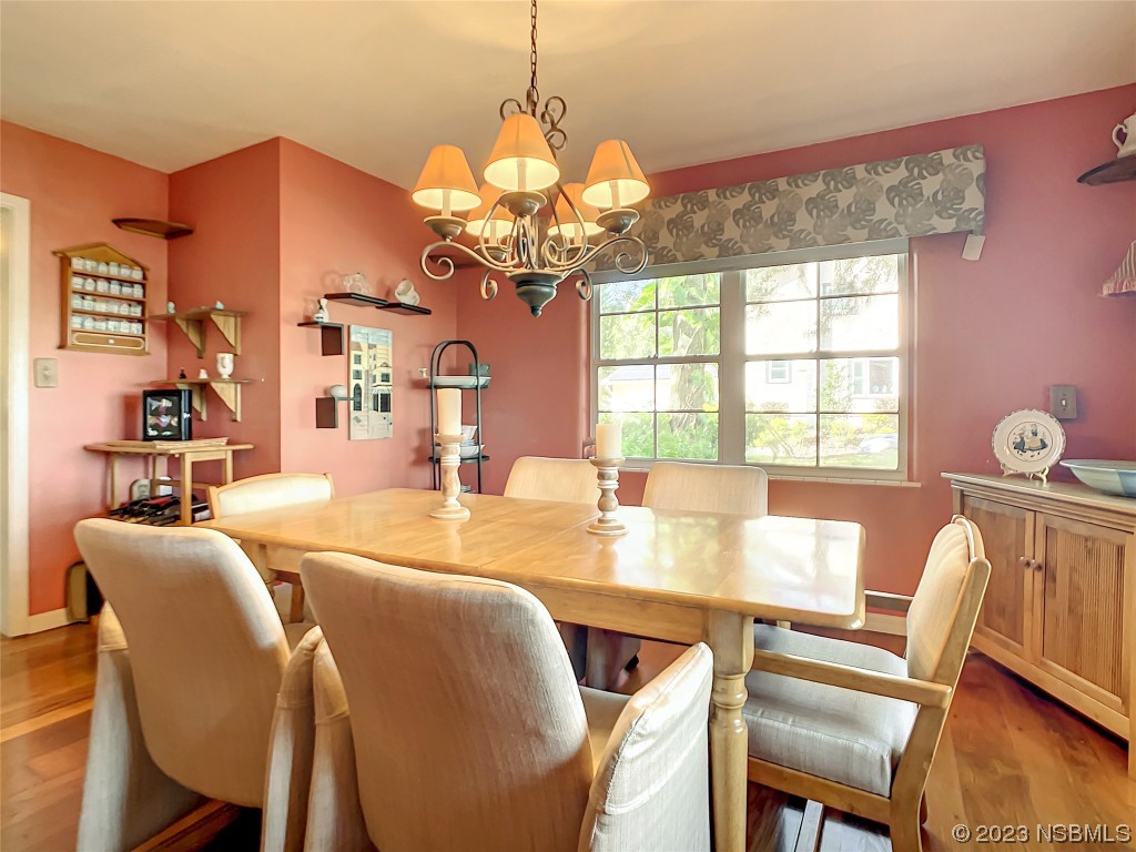 418 North Riverside Drive Edgewater, FL 32132 - Photo 16 of 48 a view of a dining room with furniture window and outside view