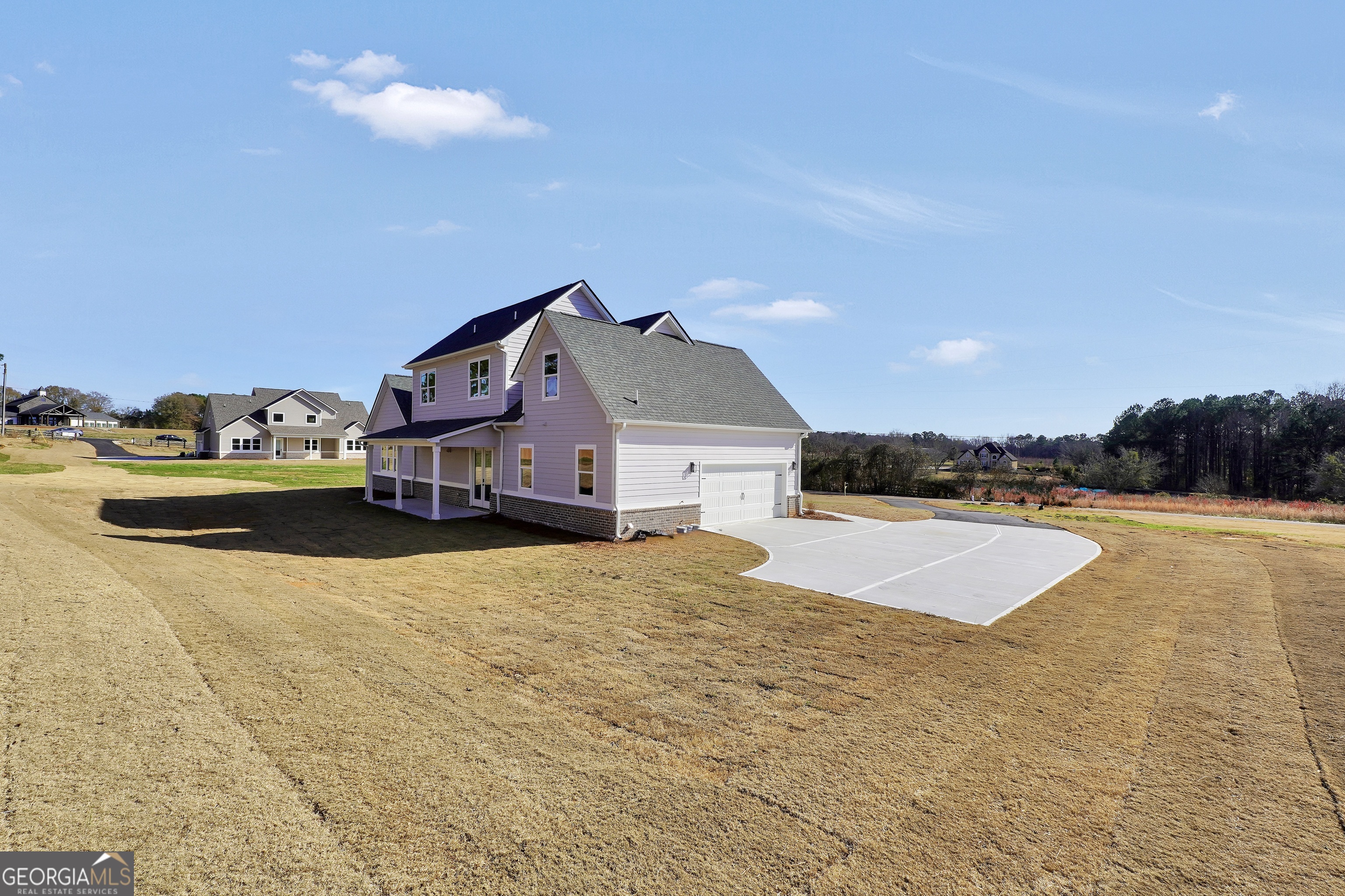 297 East Knight Road McDonough, GA 30252 - Photo 64 of 64 a view of a house with swimming pool and yard