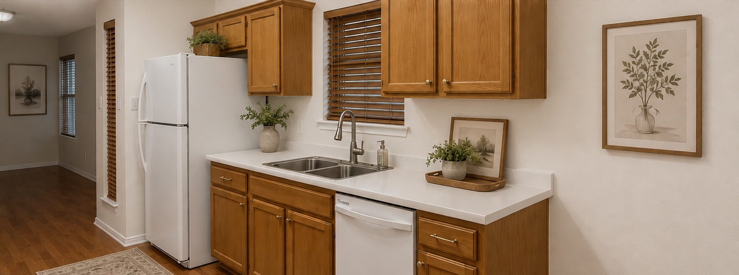 17843 Loch Linnhe Loop Pflugerville, TX 78660 - Photo 11 of 23 a kitchen with a sink and cabinets