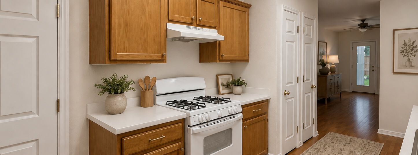 17843 Loch Linnhe Loop Pflugerville, TX 78660 - Photo 9 of 23 a kitchen with a sink and cabinets