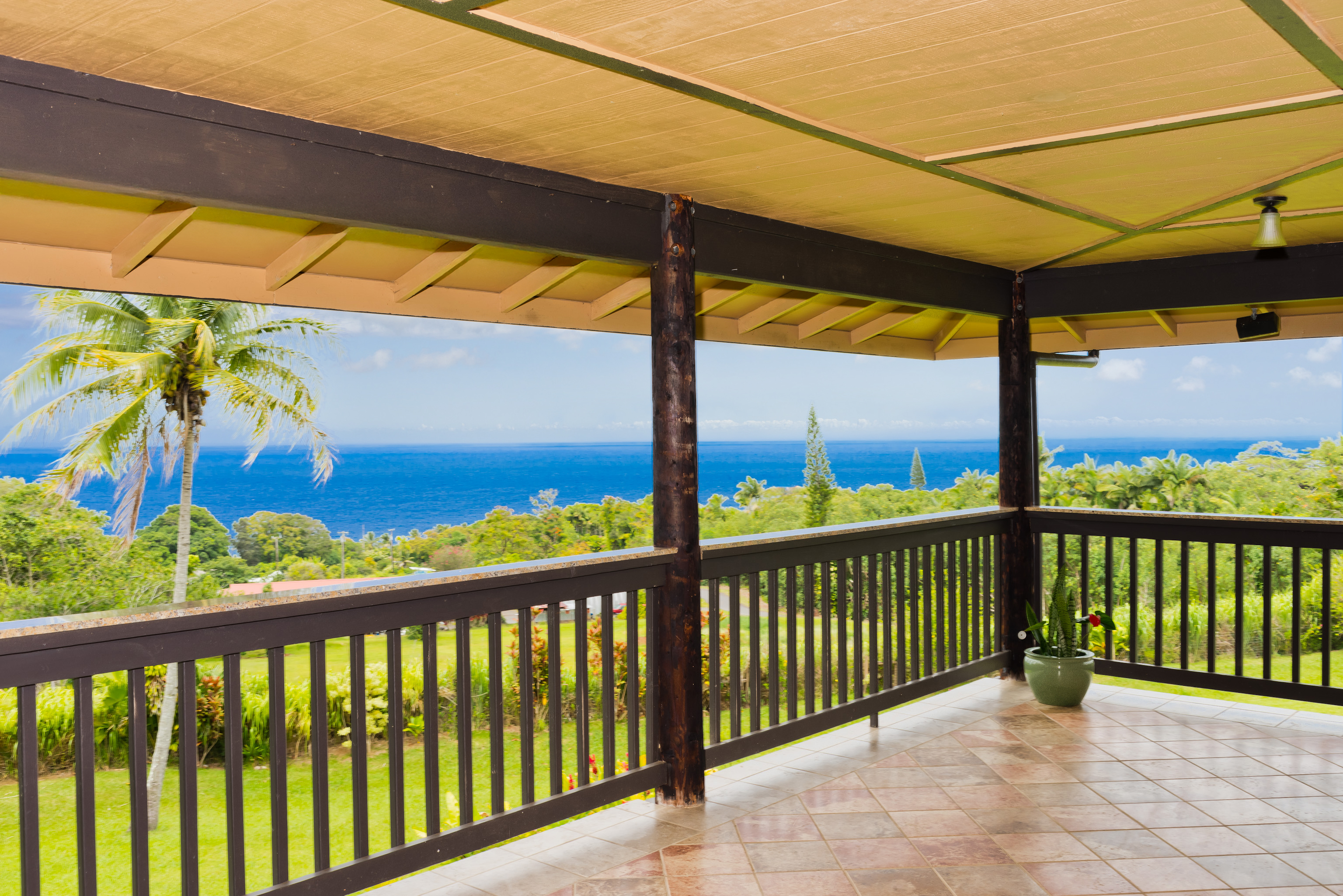 32-56 Piha Kahuku Road Ninole, HI 96773 - Photo 2 of 26 a view of a street from a balcony